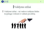 Valdymo stiliai ir metodai (skaidrės) 4 puslapis