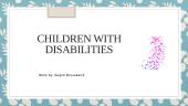 Children with disabilities 