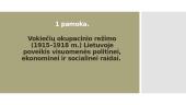 Lietuva Pirmojo Pasaulinio karo metais (skaidrės) 2 puslapis