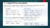 Logoritminės funkcijos 7 puslapis