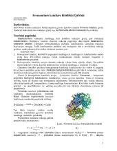 Fermentinės katalizės kinetikos tyrimas (laboratorinis darbas)