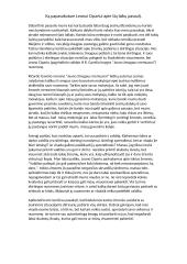 Ką papasakotum Leonui Cipariui apie šių laikų pasaulį