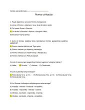 Romos imperijos testas su atsakymais 2 puslapis