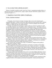 Romėnų ir graikų komedijų bei tragedijų panašumai ir skirtumai. Dramų analizės 2 puslapis