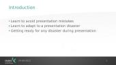 How to avoid disasters during presentations 2 puslapis