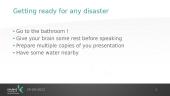 How to avoid disasters during presentations 6 puslapis