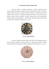 Kambario interjero detalė - sieninis laikrodis 6 puslapis