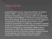 A person that inspires Me: Dalia Grybauskaitė 2 puslapis