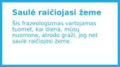 Frazeologizmai apie saulę 9 puslapis