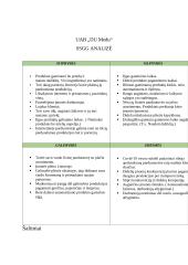 UAB „DU Medu“ SSGG analizė