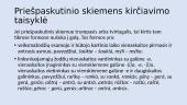 Kirtis ir priegaidės skaidrės 14 puslapis