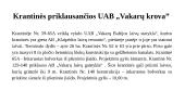 UAB „Vakarų krova“ kompanijos logistikos sistemos schemos pristatymas 13 puslapis