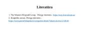UAB „Vakarų krova“ kompanijos logistikos sistemos schemos pristatymas 15 puslapis