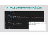 Hyper Text Markup Language (HTML) 4 puslapis