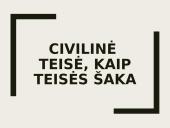 Civilinė teisė