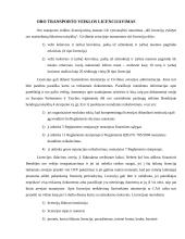 Transporto veiklos teisinis reguliavimas, licencijavimas 7 puslapis