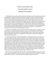 Asmens ir tautos likimo ryšys