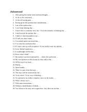 Aukštesnio lygio anglų kalbos nuomonės frazės 2 puslapis