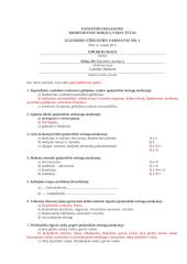 Edukologijos egzaminas