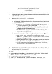 Kodėl talentingas žmogus neretai jaučiasi vienišas? (planas)
