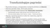 Transfuziologijos pagrindai. Parenterinis maitinimas. 3 puslapis