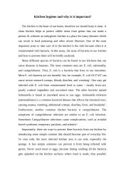 Kitchen hygiene and why is it important