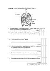 Atsiskaitymas „Dujų apykaita organizmuose“ 3 puslapis