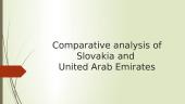 Comparative analysis of Slovakia and United Arab Emirates