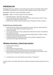 Renesansas Lietuvių literatūroje konspektas 3 puslapis