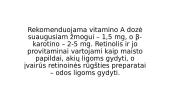 Vitamino A įtaka regai: nuo mechanizmų iki patologijų 11 puslapis
