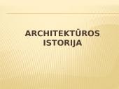 Architektūros istorija