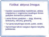 Fizinis aktyvumas ir sveikata skaidrės 2 puslapis
