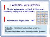 Fizinis aktyvumas ir sveikata skaidrės 17 puslapis