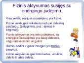 Fizinis aktyvumas ir sveikata skaidrės 3 puslapis