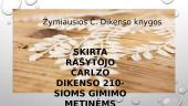 Čarlzo Dikenso kūryba 1 puslapis