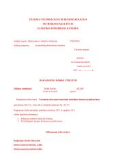 Vairuotojo aktyvumo sensorines stebėjimo sistemos projektavimas 2 puslapis