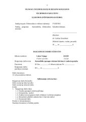 Automobilių apsaugos sistema Arduino 2 puslapis