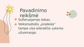 „Kaštanas pradeda žydėti“ analizė 4 puslapis