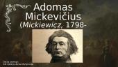 Adomas Mickevičius (1798-1855)