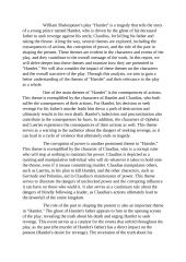 Hamlet analysis