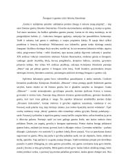 Žmogaus ir gamtos ryšys lietuvių literatūroje (kalba)