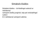 Leksikos klaidos (skaidrės) 3 puslapis