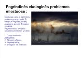 Šiluminiai reiškiniai ir ekologinės problemos (skaidrės)