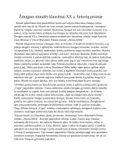 Žmogaus moralės klausimai XX a. lietuvių prozoje