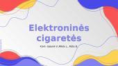 Elektroninės cigaretės