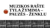 Tyla muzikoje 2 puslapis