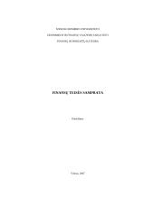 Finansų rinkos samprata 1 puslapis