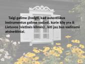 Autentiški lietuvių liaudies instrumentai (skaidrės) 9 puslapis