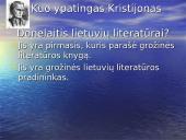 Kristijono Donelaičio apibendrinimas 2 puslapis