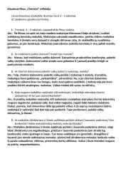 Klausimai: filmo „Choristai“ refleksija 